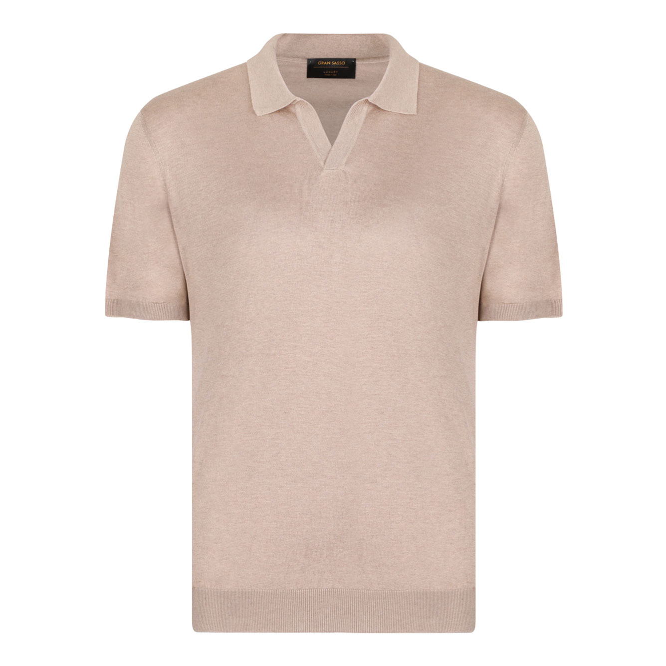 베이지 KNITWEAR 폴로 셔츠